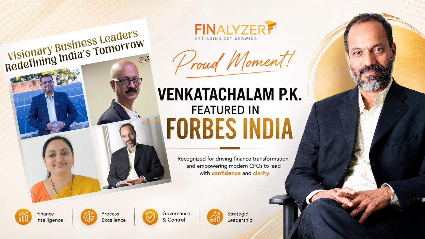 Forbes India features Venkatachalam P.K